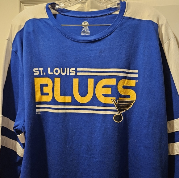 St. Louis Blues Long Sleeve Shirt Sz 2XL Pre-owned - Picture 3 of 5